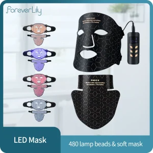 Silicone Facial Neck LED Mask